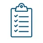 A clipboard with a checklist